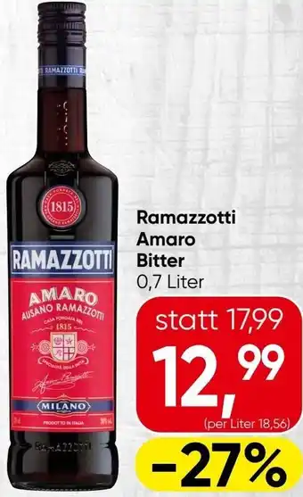 Spar Ramazzotti Amaro Bitter Angebot