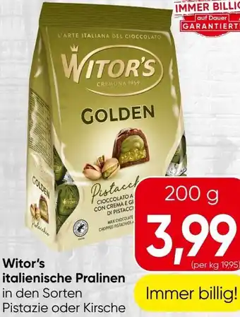 Spar Witor's italienische Pralinen Angebot