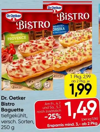 Spar Dr. Oetker Bistro Baguette Angebot
