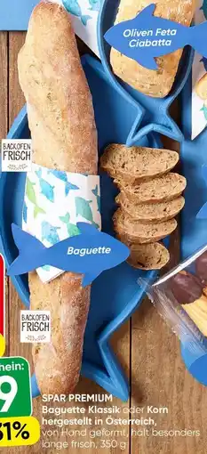 Spar Baguette Klassik oder Korn Angebot