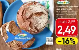 Spar Pures Bio-Roggenbrot Angebot