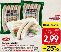 Spar Rostbratwurstel Angebot