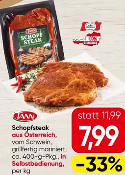 Spar Schopfsteak Angebot