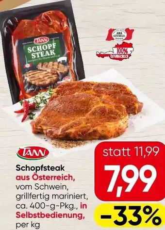 Spar Schopfsteak Angebot