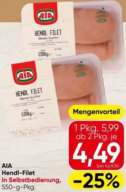 Spar ΑΙΑ Hendl-Filet Angebot