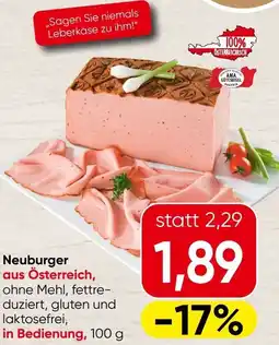 Spar Neuburger Angebot