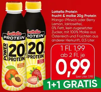 Spar Lattella Protein frucht & molke Protein Angebot