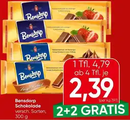 Spar Bensdorp Schokolade Angebot