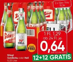 Spar Stiegl Goldbräu oder Hell Angebot