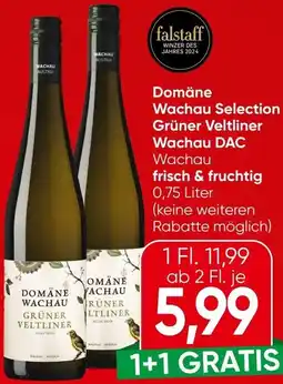 Spar Domäne Wachau Selection Grüner Veltliner Wachau DAC Angebot