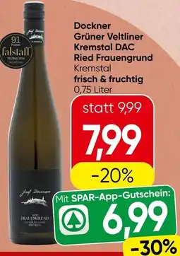 Spar Dockner Grüner Veltliner Kremstal DAC Ried Frauengrund Angebot