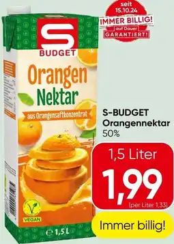 Spar S-BUDGET Orangennektar Angebot