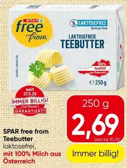 Spar Spar free from teebutter Angebot