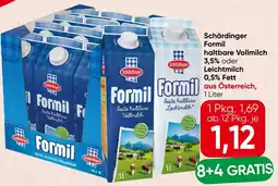 Spar Schärdinger Formil haltbare Vollmilch Angebot