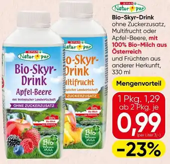 Spar SPAR Natur pur Bio-Skyr-Drink Angebot