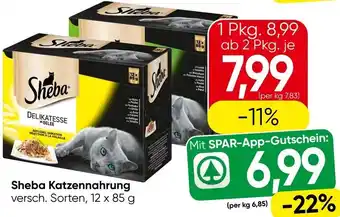 Spar Sheba Katzennahrung Angebot