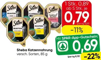 Spar Sheba Katzennahrung Angebot
