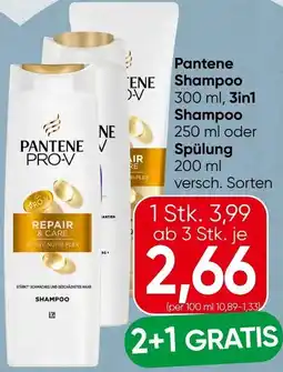 Spar Pantene Shampoo oder Spülung Angebot