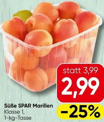 Spar Süße SPAR Marillen Angebot