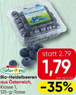 Spar Bio-Heidelbeeren Angebot