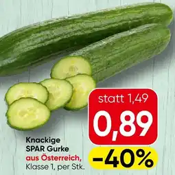 Spar Knackige SPAR Gurke Angebot
