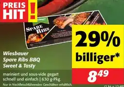 Nah&Frisch Wiesbauer Spare Ribs BBQ Sweet & Tasty Angebot