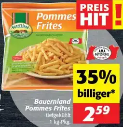 Nah&Frisch Bauernland Pommes Frites Angebot