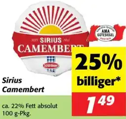 Nah&Frisch Sirius Camembert Angebot