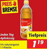 Nah&Frisch Jeden Tag Apfelessig Angebot