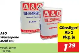 Nah&Frisch A&O Weizenperle Mehl 480 Angebot
