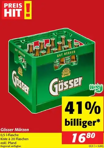 Nah&Frisch Gösser Märzen Angebot