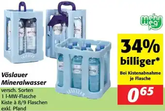 Nah&Frisch Vöslauer Mineralwasser Angebot