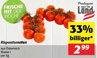 Nah&Frisch Rispentomaten Angebot