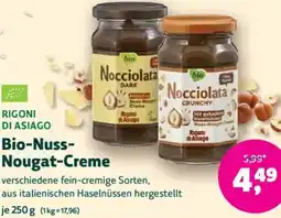 Denn's Biomarkt Rigoni di asiago bio-nuss- nougat-creme Angebot