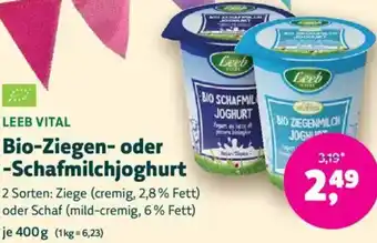 Denn's Biomarkt LEEB VITAL Bio-Ziegen- oder -Schafmilchjoghurt Angebot