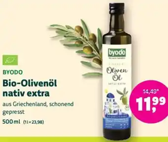 Denn's Biomarkt byodo bio-olivenöl nativ extra Angebot
