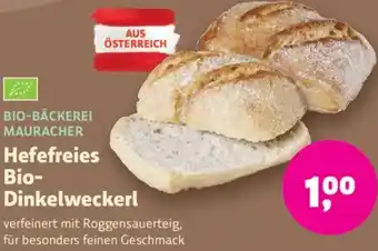 Denn's Biomarkt Hefefreies Bio-Dinkelweckerl Angebot