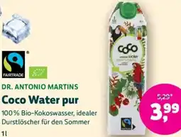 Denn's Biomarkt Dr. antonio martins coco water pur Angebot