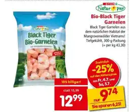 Interspar Bio-Black Tiger Garnelen Angebot