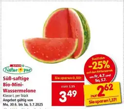Interspar Süß-saftige Bio-Mini-Wassermelone Angebot