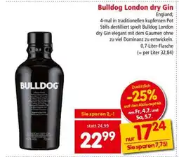 Interspar Bulldog London Dry Gin Angebot