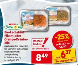 Interspar Bio-Lachsfilet Pikant oder Orange-Kräuter-Mix Angebot
