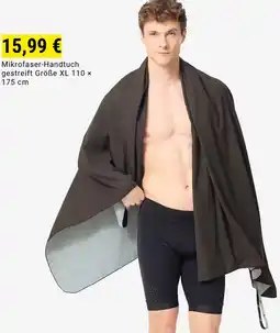 Decathlon Mikrofaser-Handtuch gestreift Angebot