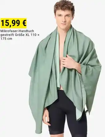 Decathlon Mikrofaser-Handtuch gestreift Angebot