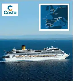 Billa Reisen Billa-Reisen Costa Favolosa Vom Mittelmeer an Die Nordsee Angebot