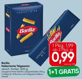 Eurospar Barilla Teigwaren Angebot