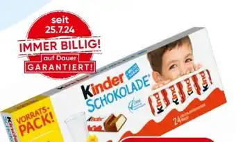 Eurospar Ferrero Kinder Schokolade Angebot