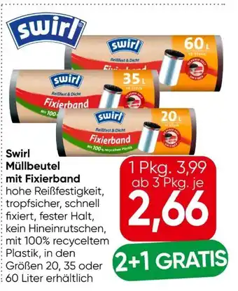 Eurospar Swirl Fixierband-Müllbeutel Angebot