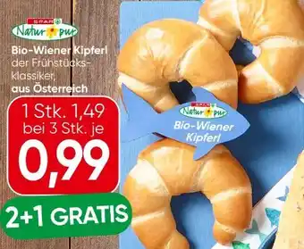 Spar Spar Natur pur Bio-Wiener Kipferl Angebot