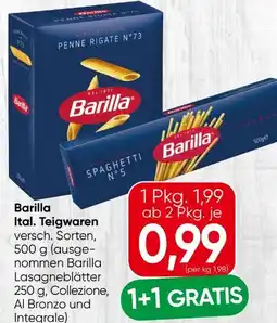 Spar Barilla Teigwaren Angebot